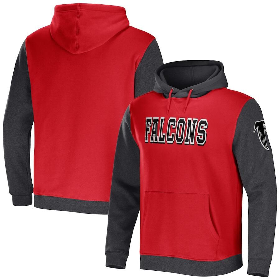 Men 2023 NFL Atlanta Falcons red Sweatshirt style 1->green bay packers->NFL Jersey